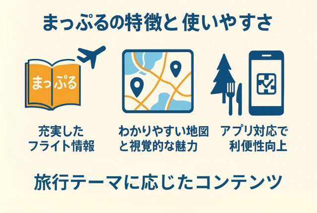 まっぷるの特徴と使いやすさ