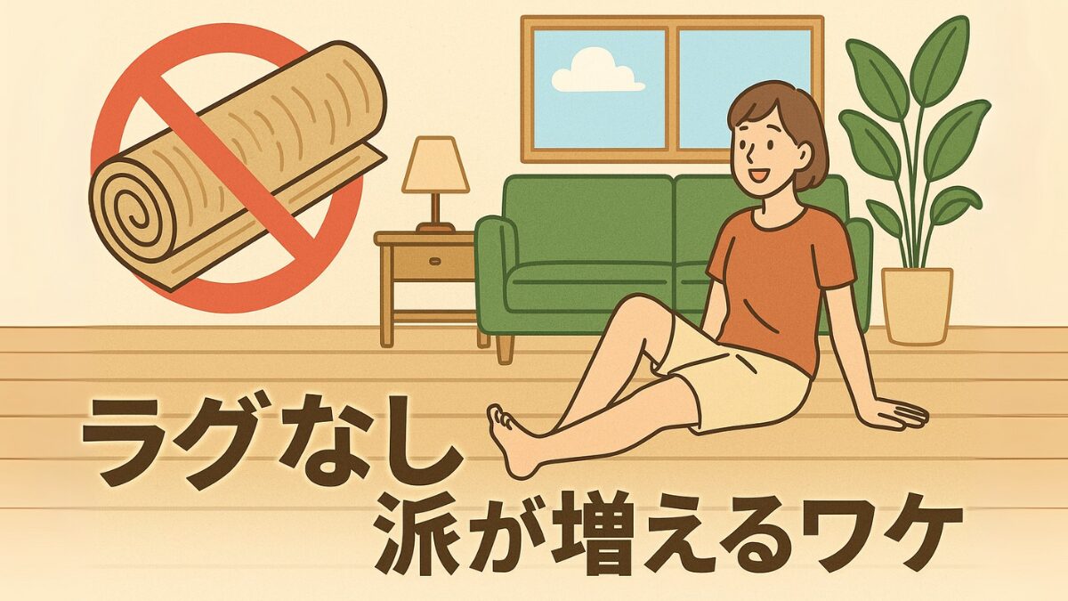 ラグなし派が増えるワケ