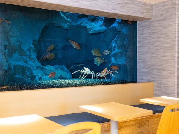 水槽があるcafe R.O.F
