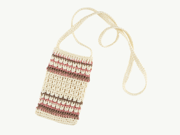 手編みスマホショルダー